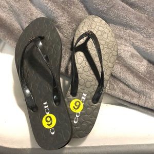 Coach flip flops